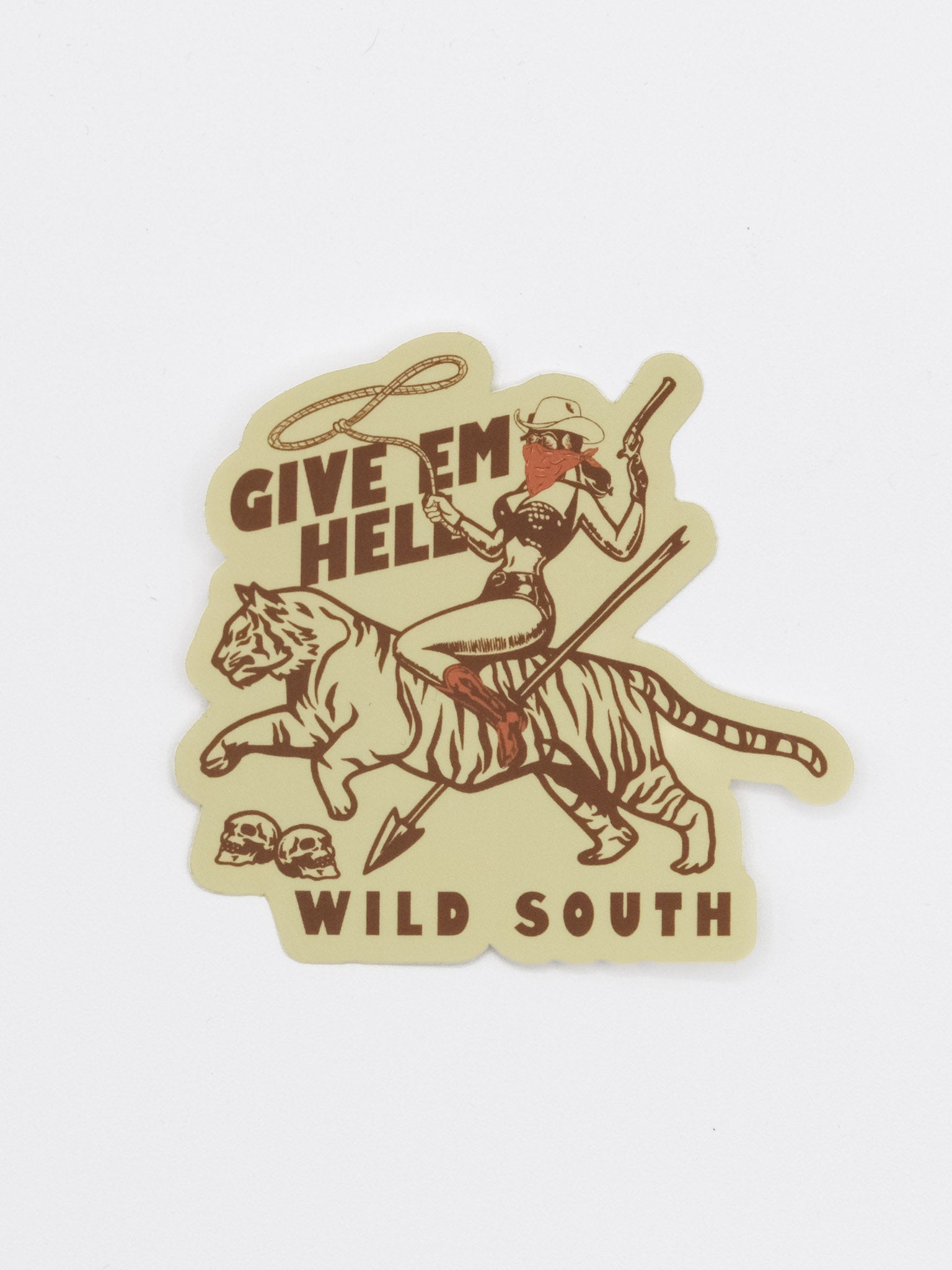 Give Em' Hell Sticker