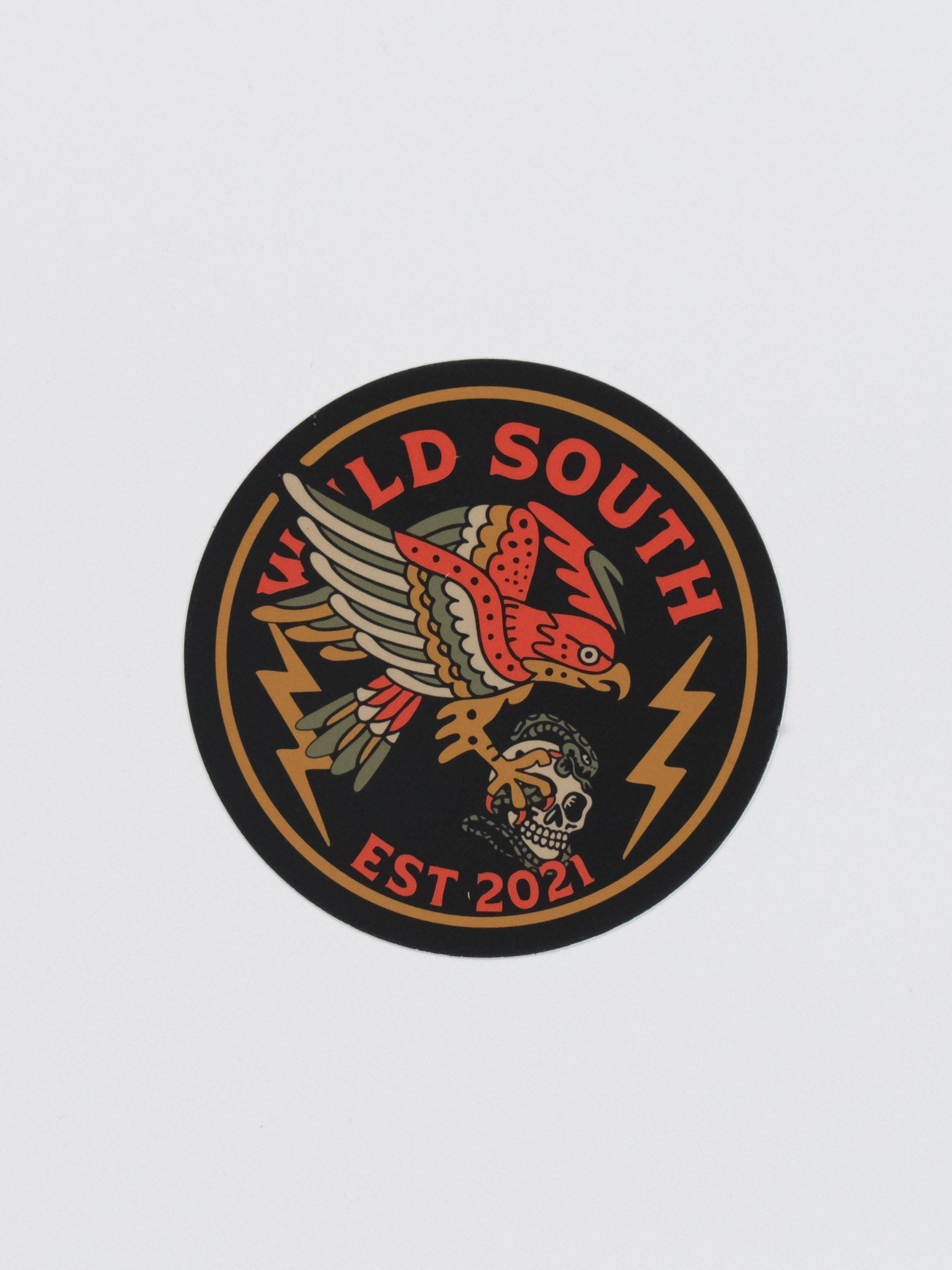 Eagle Skull Sticker