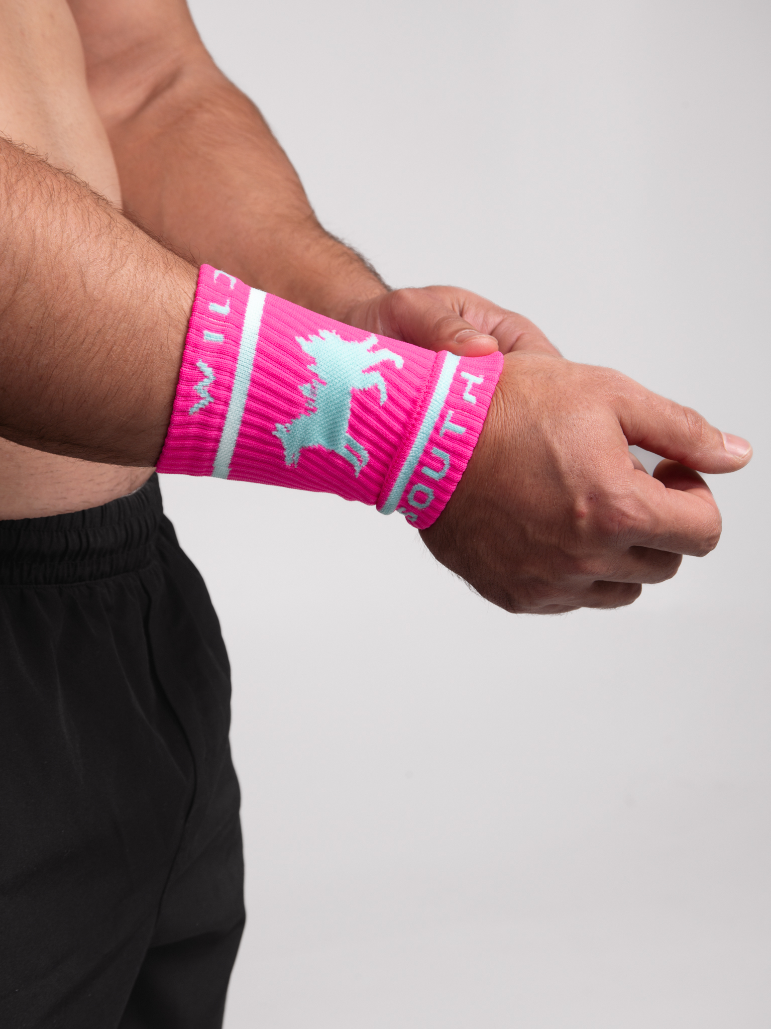 Neon Pink/Blue Wristband