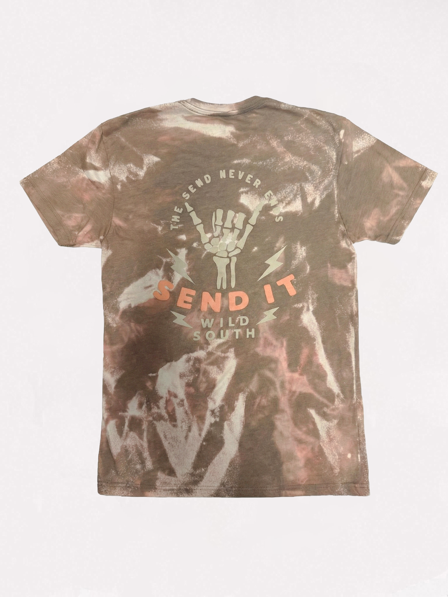 The Send Never Ends Acid Tee/Crop