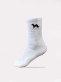 White Logo Crew Sock