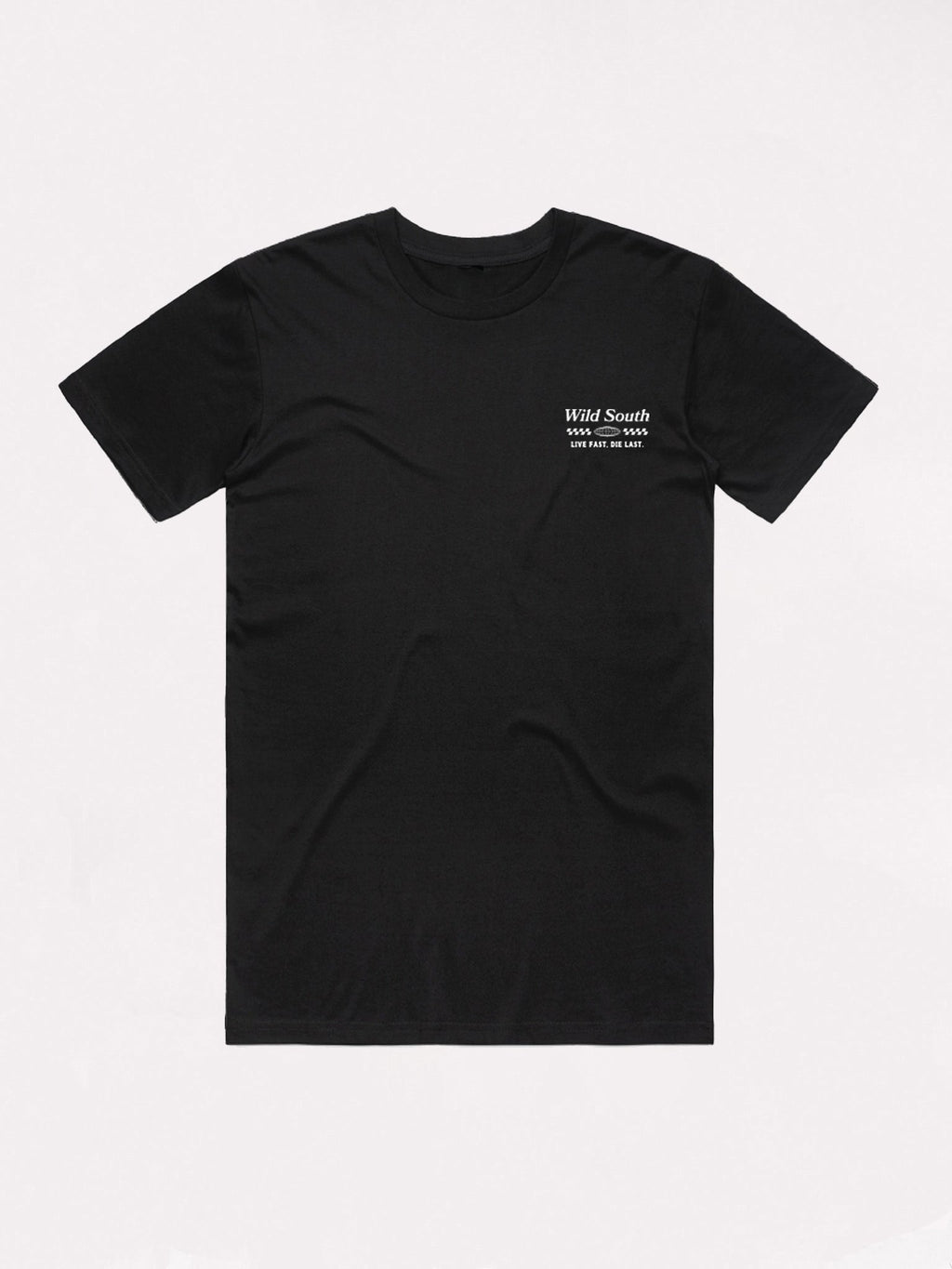 Live Fast Die Last Tee-Black