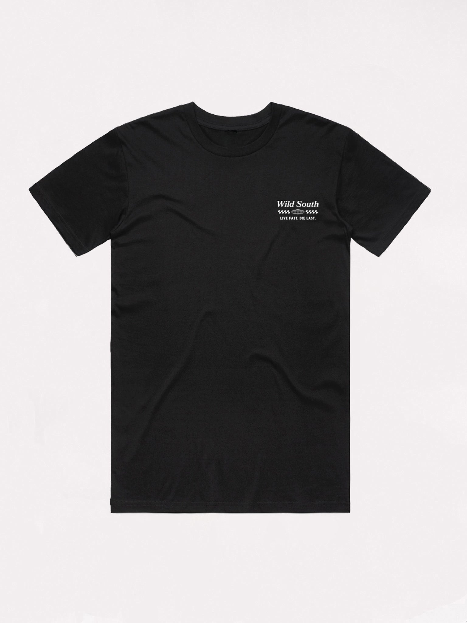 Live Fast Die Last Tee-Black